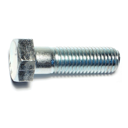 Class 8.8, M18-2.50 Hex Head Cap Screw, Zinc Plated Steel, 60 Mm L, 2 PK